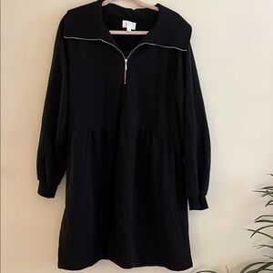 EVERY 3/4 Zip Sweatshirt Dress